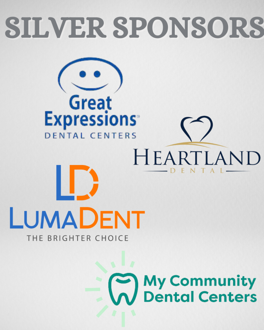 A group of logos with the words silver sponsors.