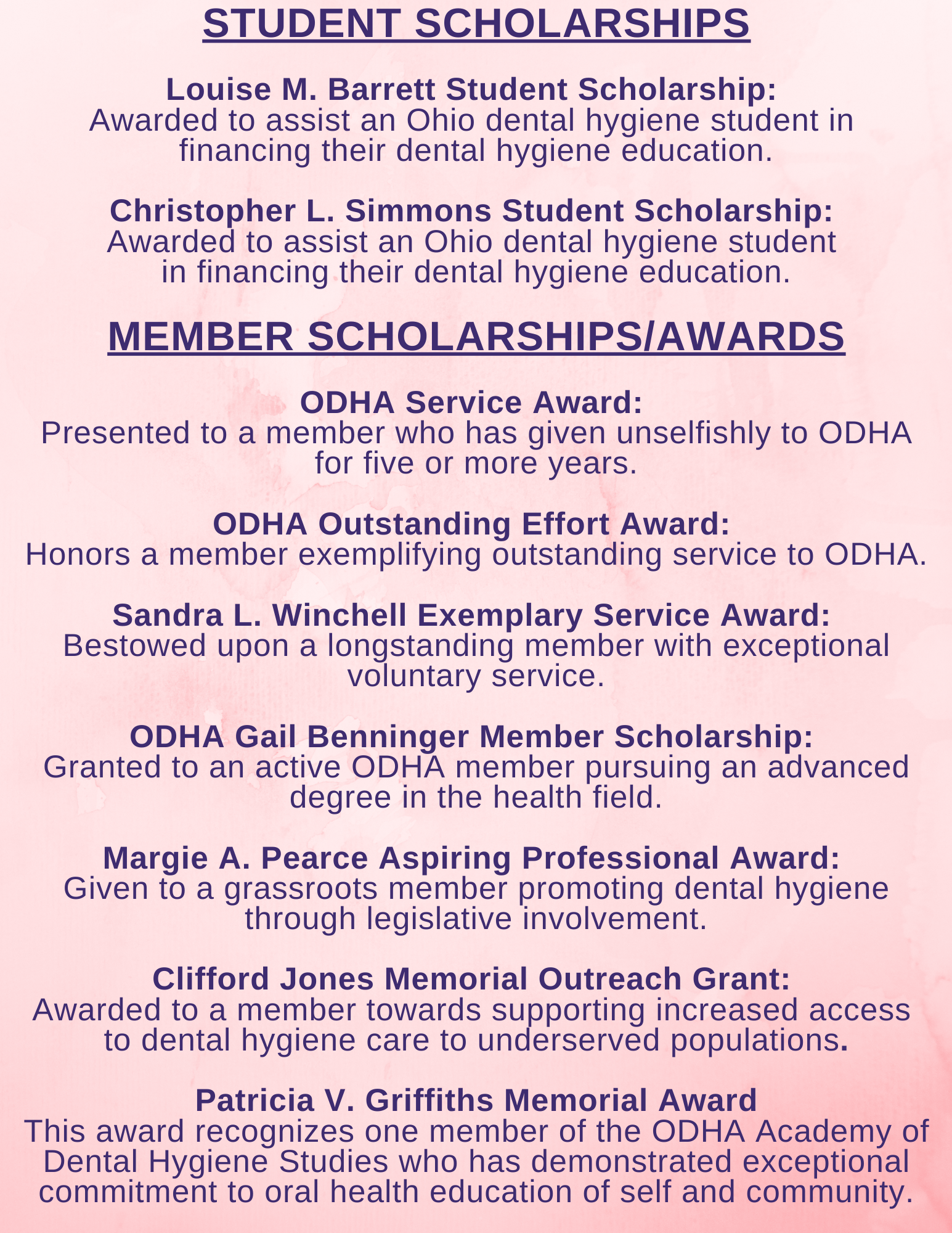 A close up of several awards on the side of a plaque.