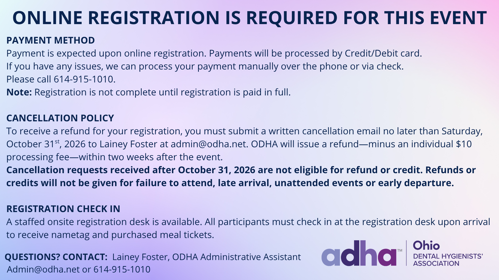 Online Registration